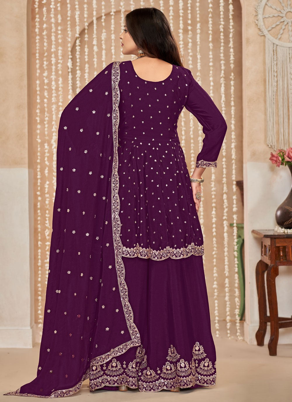 Chinon Salwar Suit - T3248