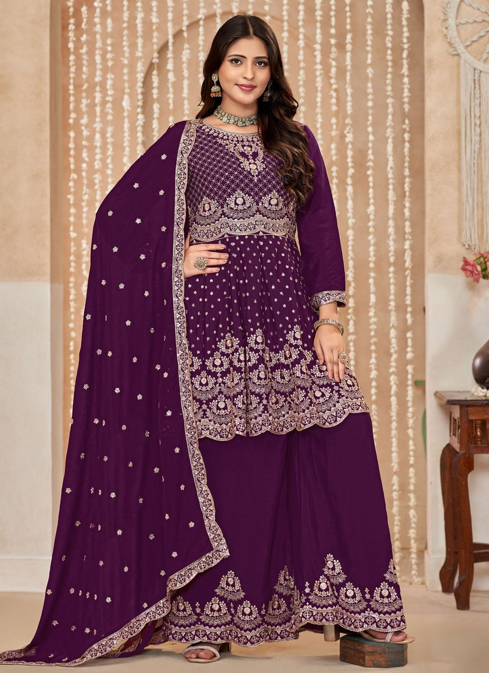 Chinon Salwar Suit - T3248