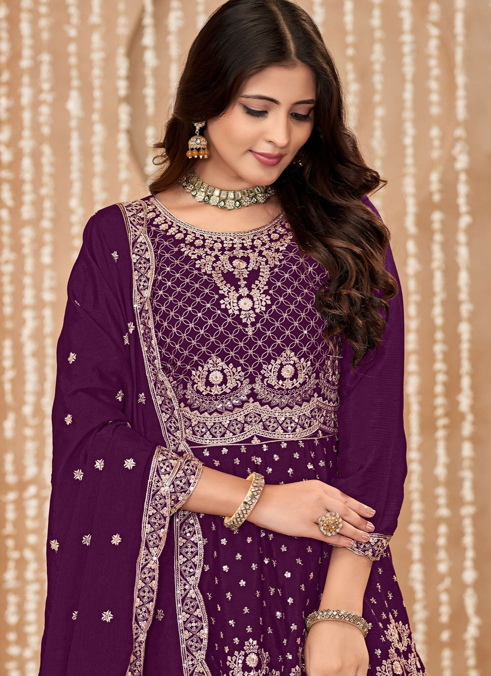 Chinon Salwar Suit - T3248