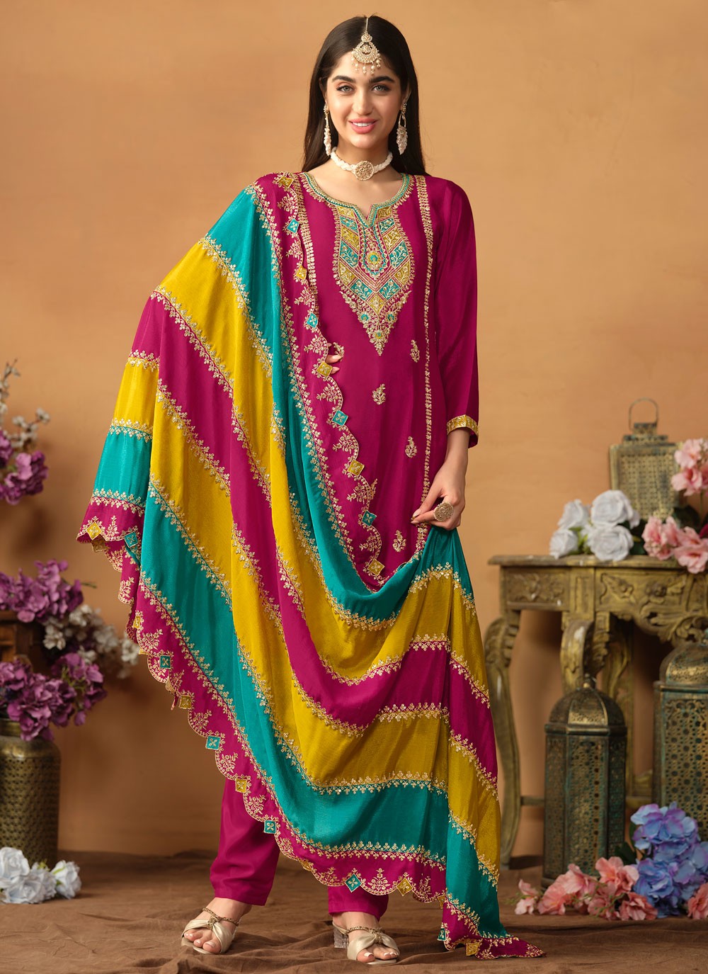 Chinon Salwar Suit - T2524