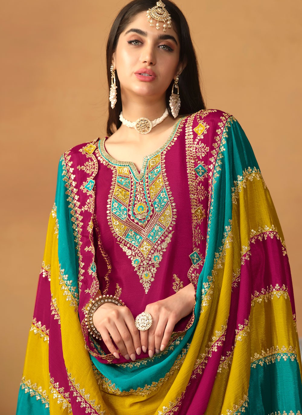 Chinon Salwar Suit - T2524