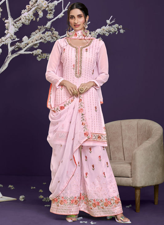 Faux Georgette Pakistani Suit - T607