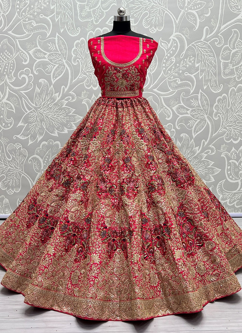 Diamond Net A - Line Lehenga - L0977