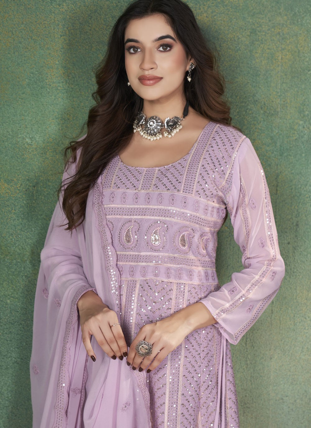 Georgette Salwar Suit - T3690