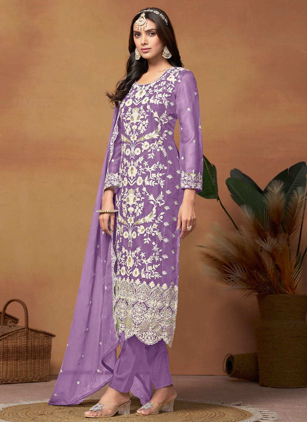 Organza Salwar Suit - T2628