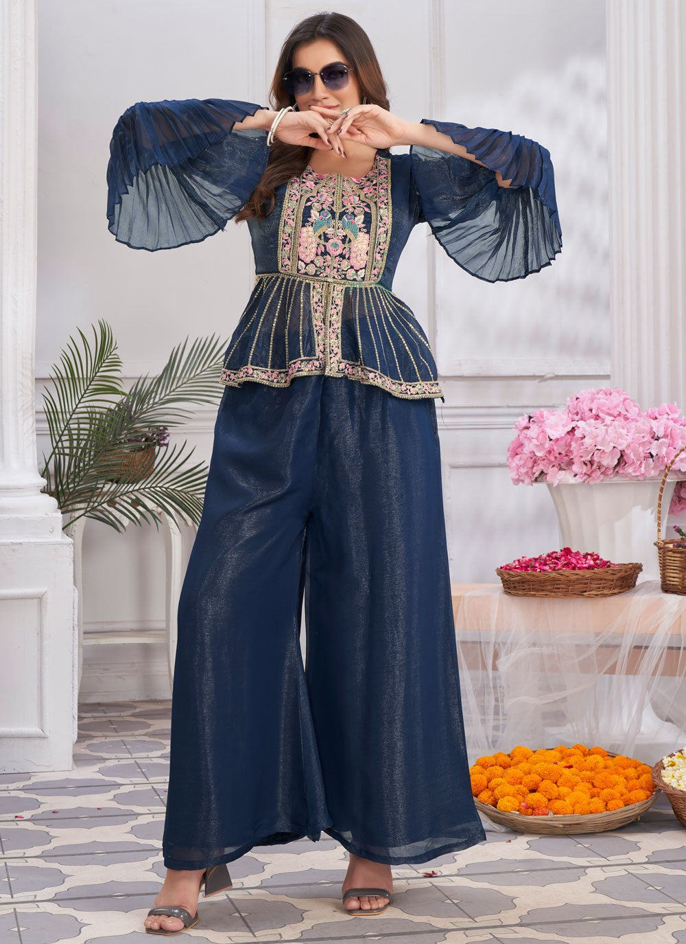 Tussar Silk Salwar Suit - T2721