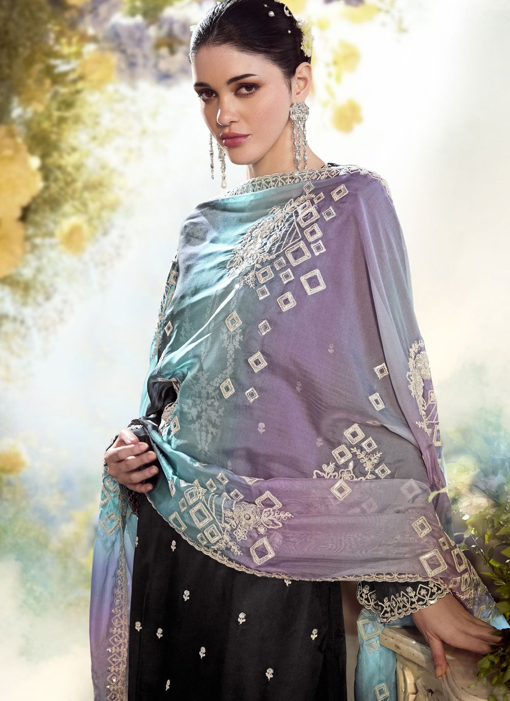 Modal, Silk Salwar Suit - T4147