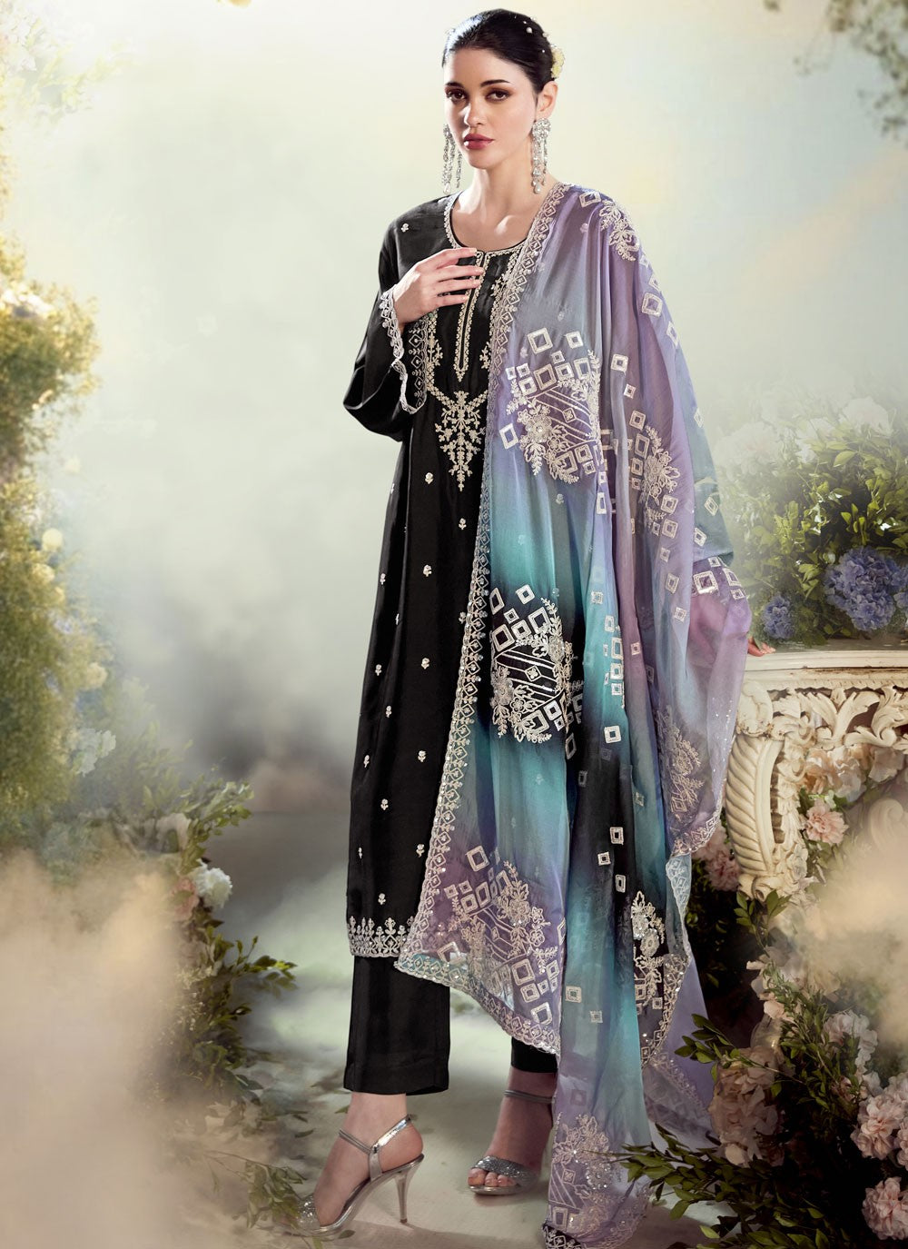 Modal, Silk Salwar Suit - T4147