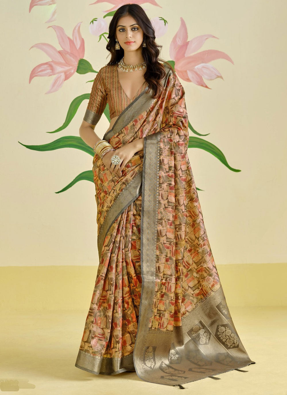 Classic Weaving Zari Silk Saree - S9657