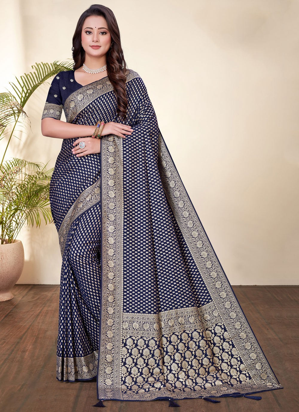 Classic Zari Silk Saree - S9526