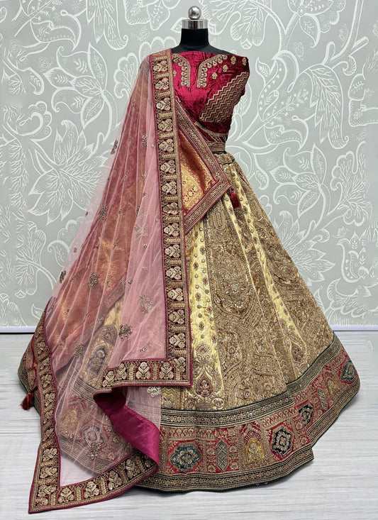 Diamond Silk A - Line Lehenga - L2426