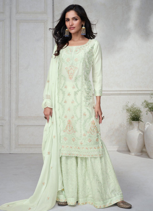 Chinon, Silk Salwar Suit - T2394