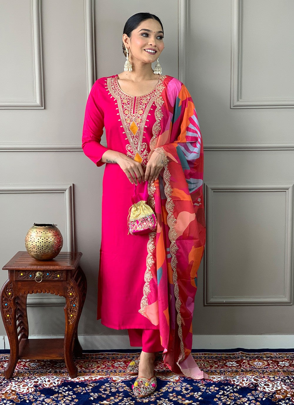 Viscose Salwar Suit - T4066