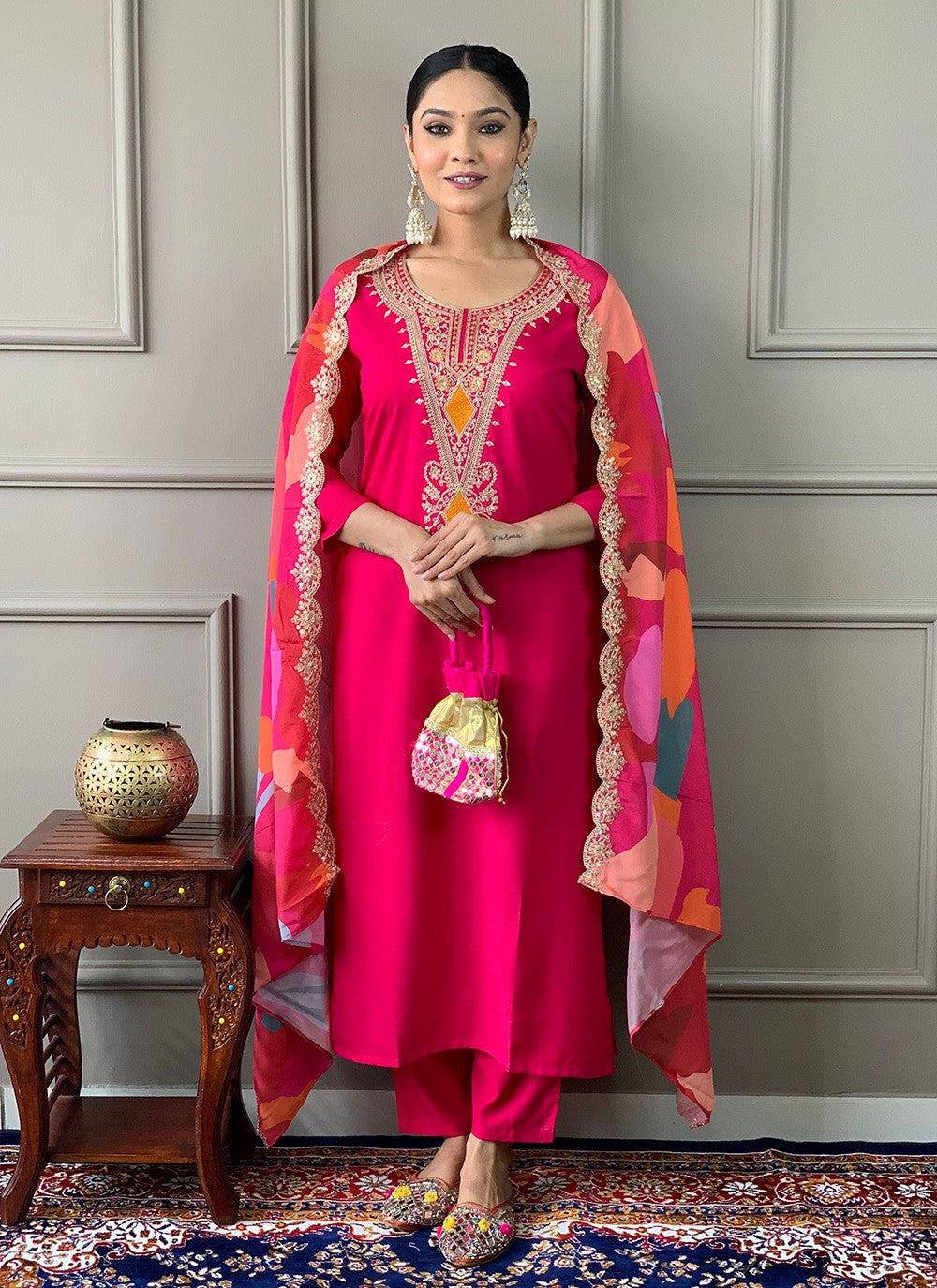 Viscose Salwar Suit - T4066