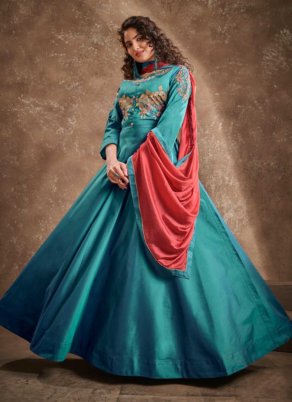 Silk Anarkali - T208