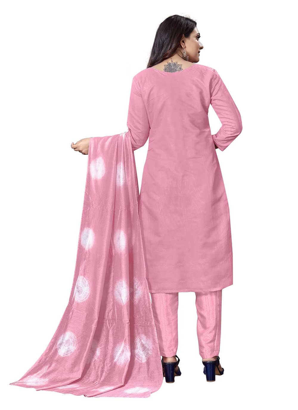 Silk Salwar Suit - T825