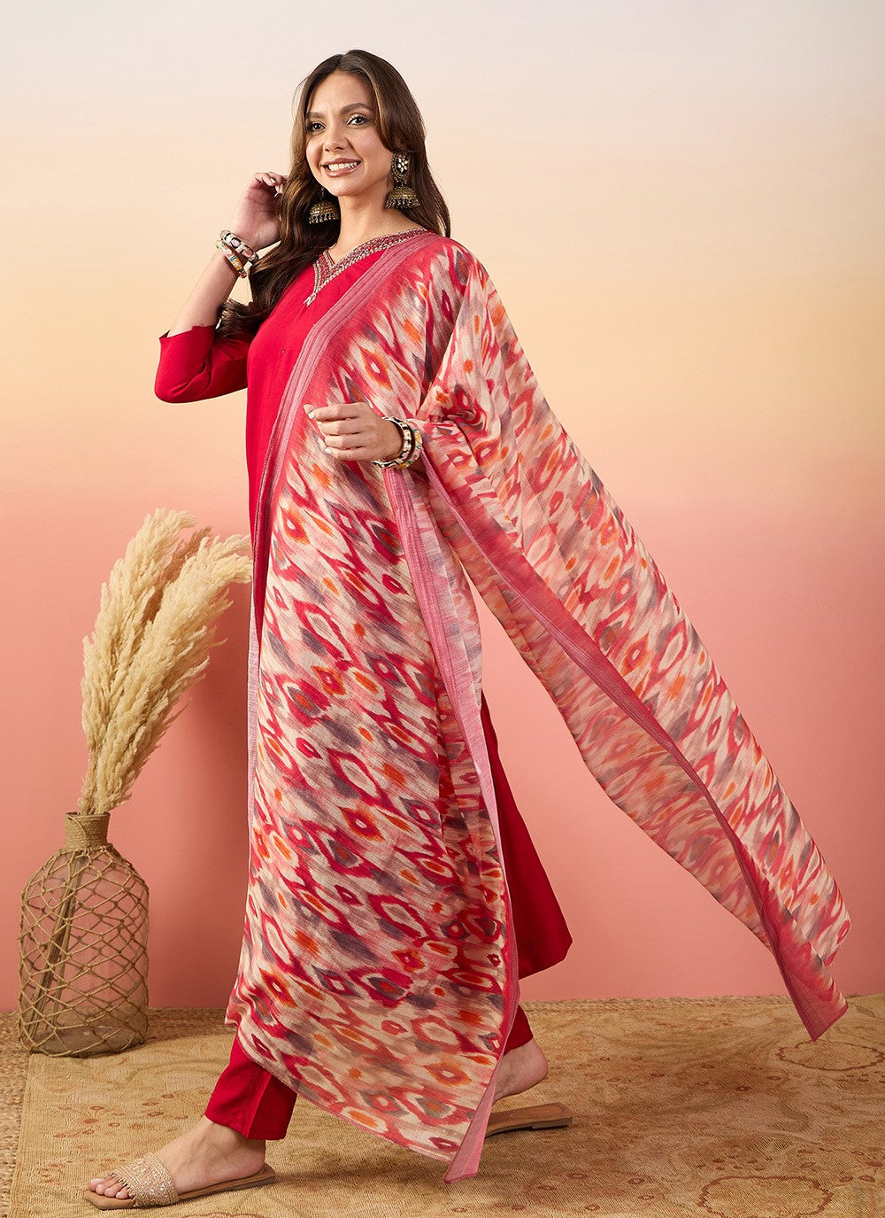 Silk Salwar Suit - T4033