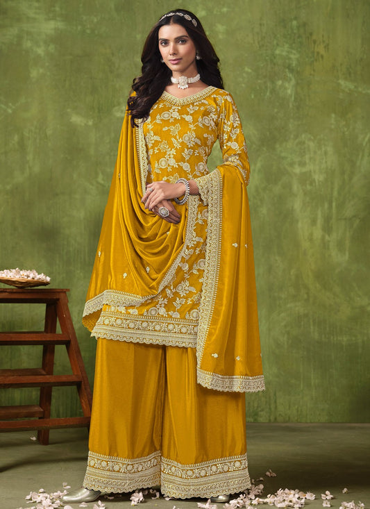 Silk Salwar Suit - T3174