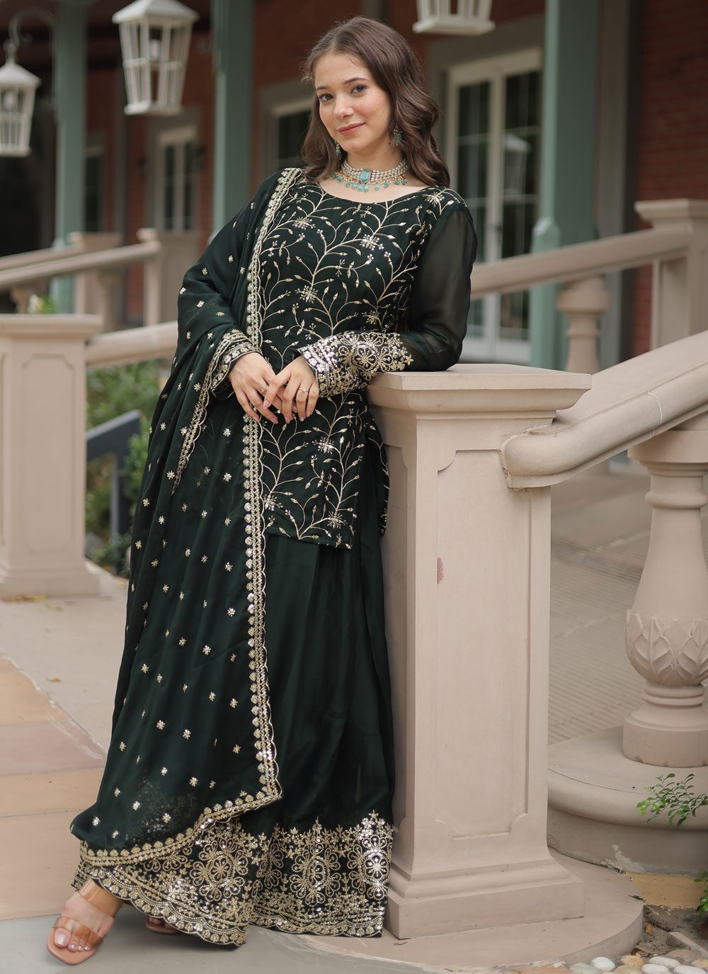 Rangoli, Silk Salwar Suit - T4031