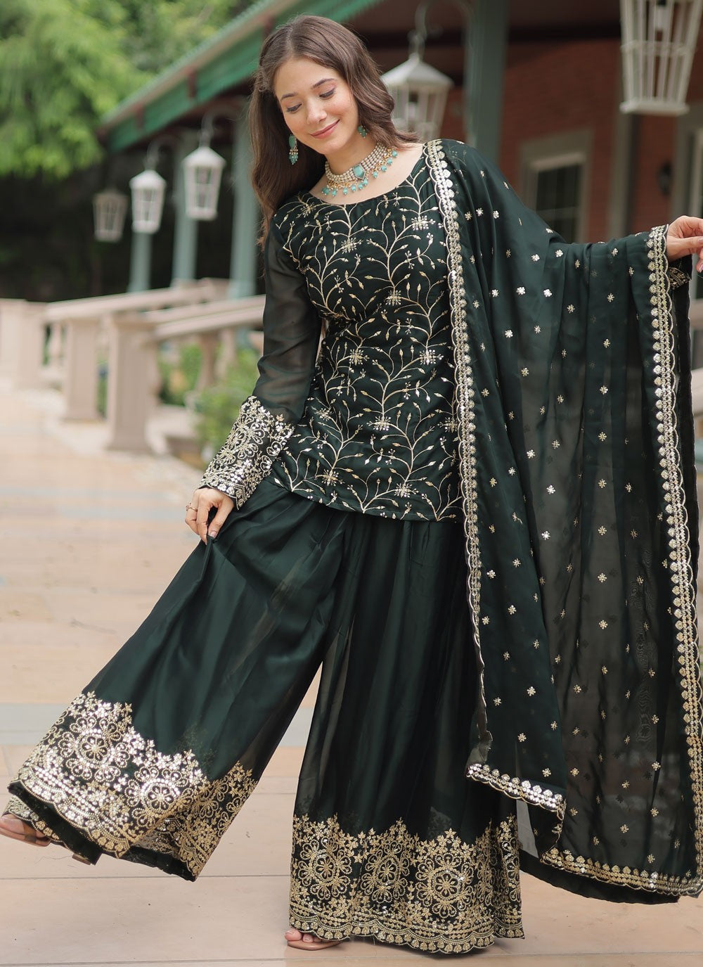 Rangoli, Silk Salwar Suit - T4031