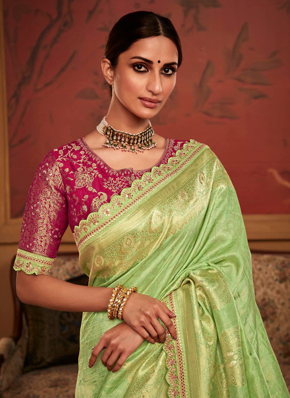 Classic Woven Silk Saree - S3562