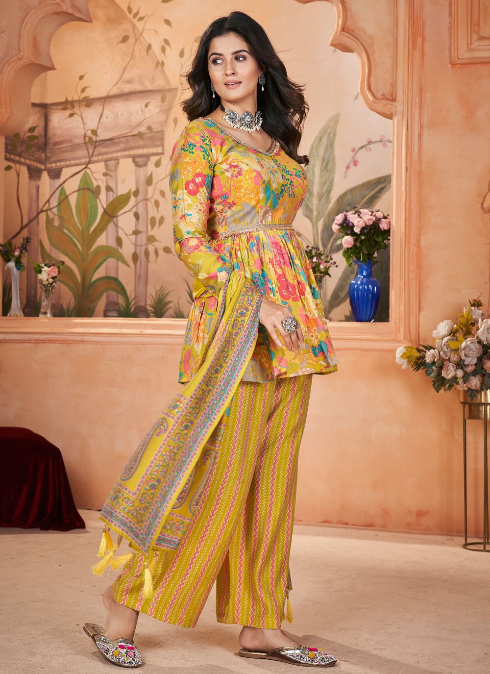 Silk Salwar Suit - T3570