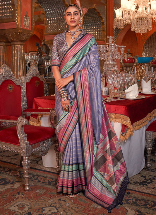 Classic Weaving Zari Silk Saree - S8965