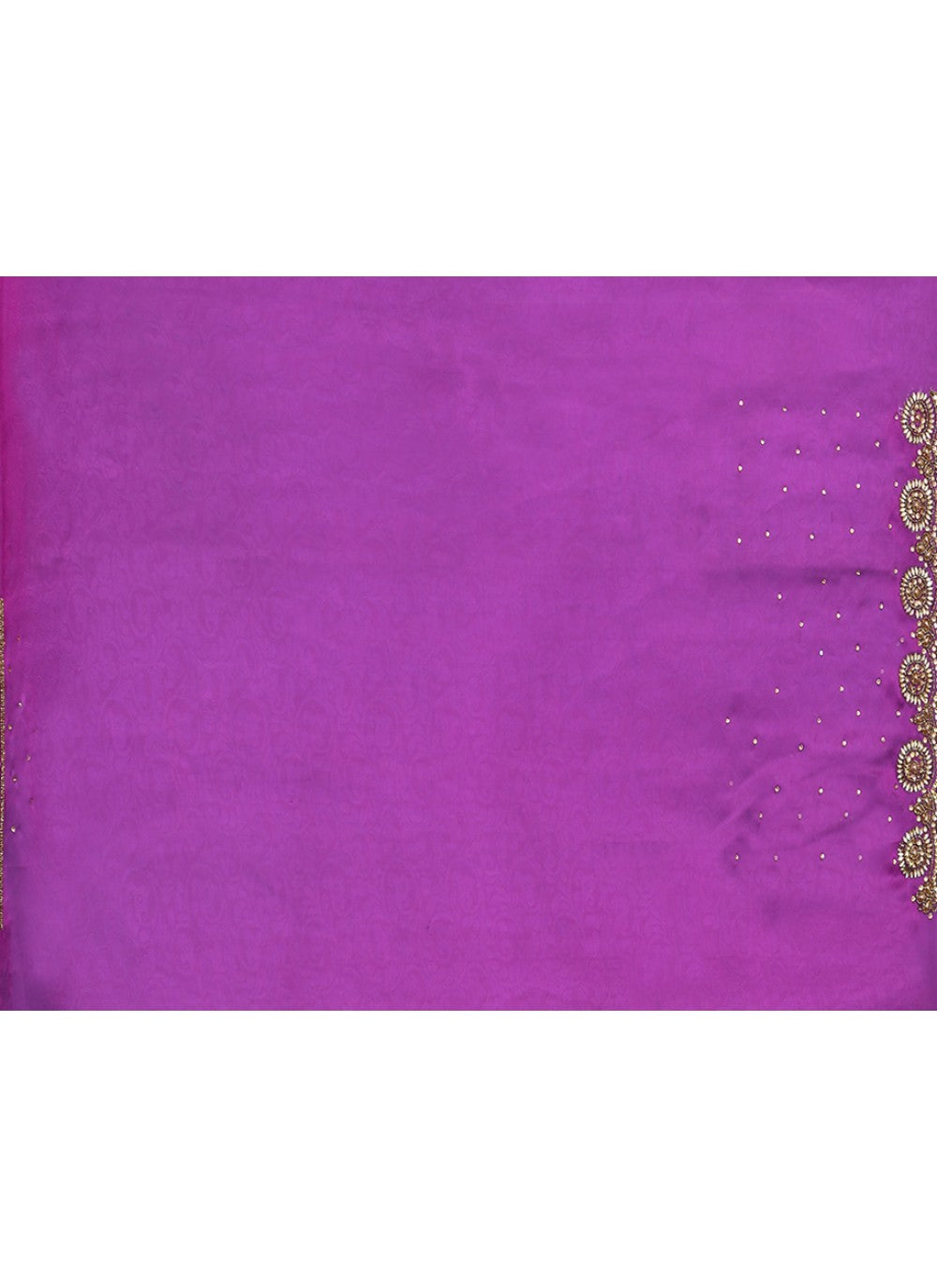 Contemporary Embroidered Silk Saree - S3349