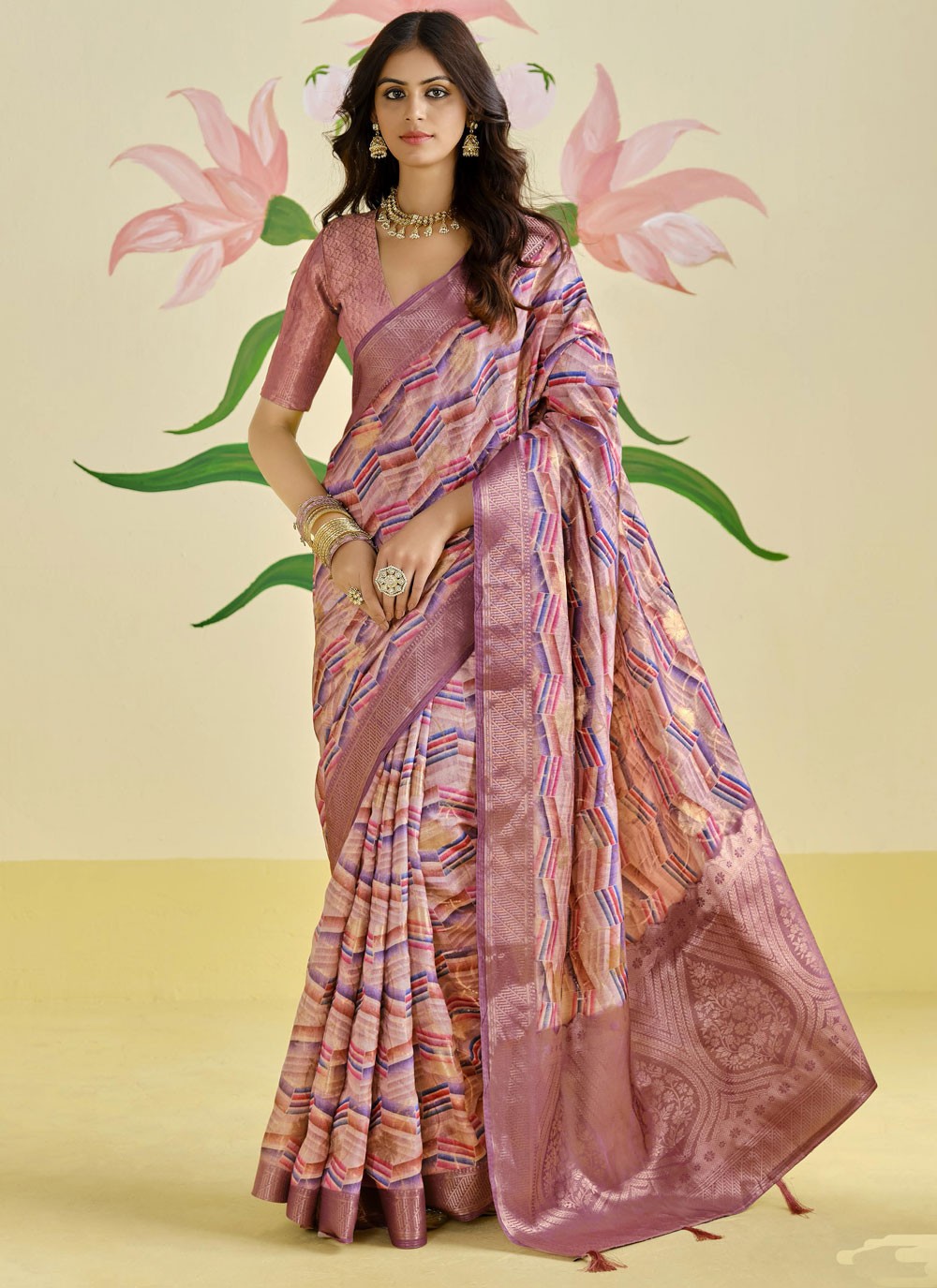 Classic Weaving Zari Silk Saree - S9657