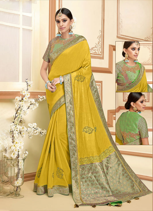 Trendy Cord Silk Saree - S4994