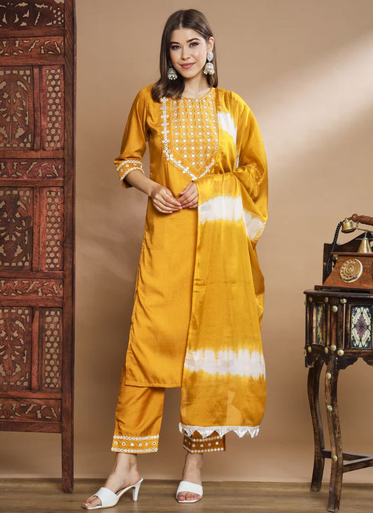 Chinon, Silk Salwar Suit - T1597