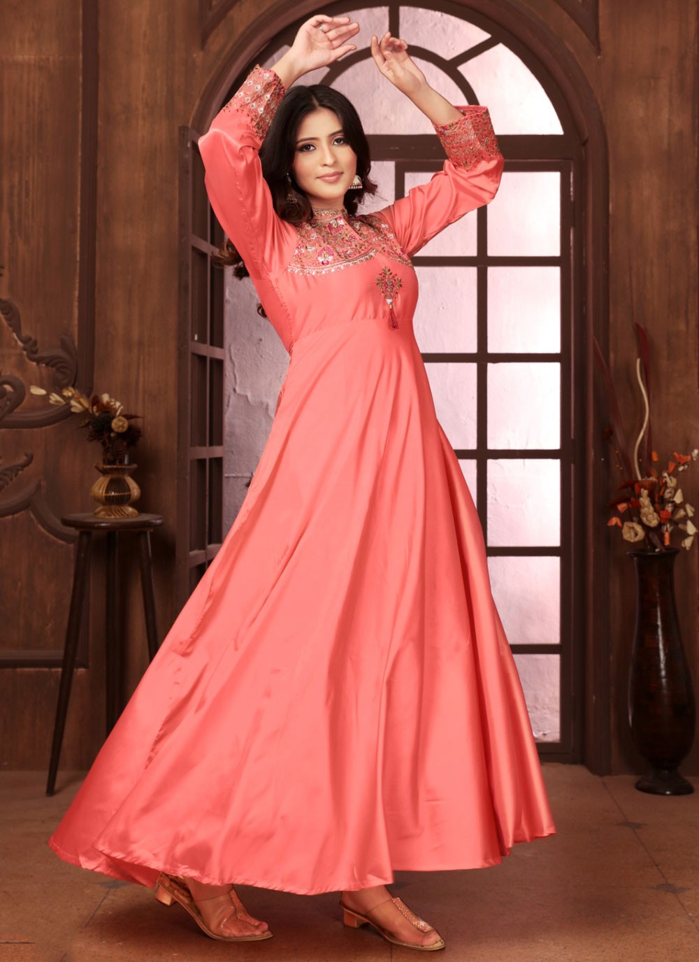 Silk Gown - G1546