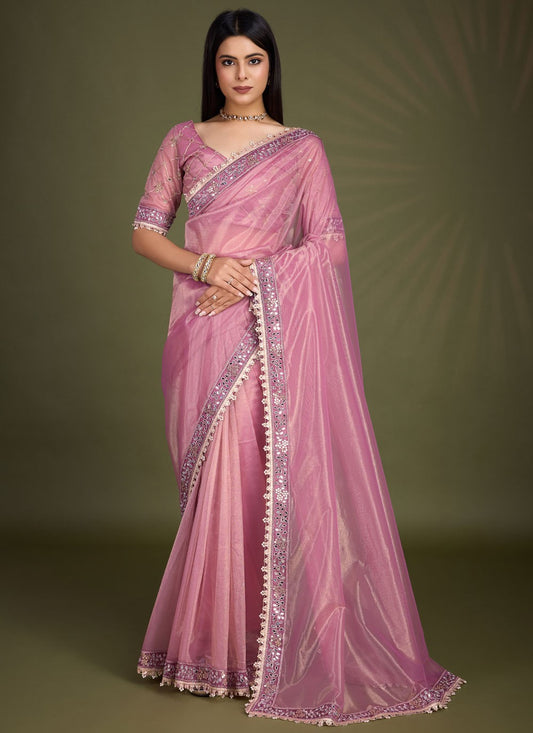 Classic Border Work Silk Saree - S8247