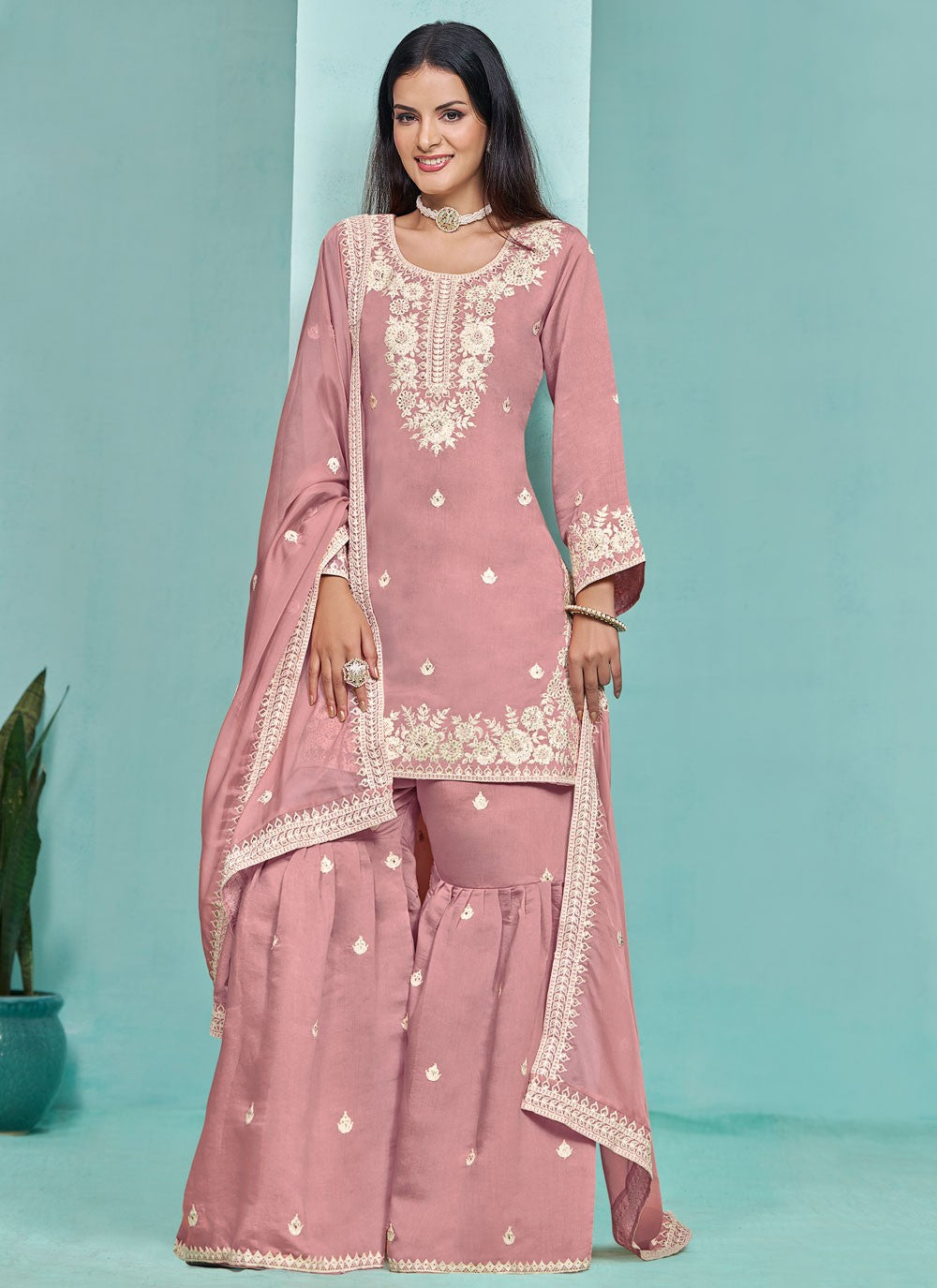 Silk Salwar Suit - T3251