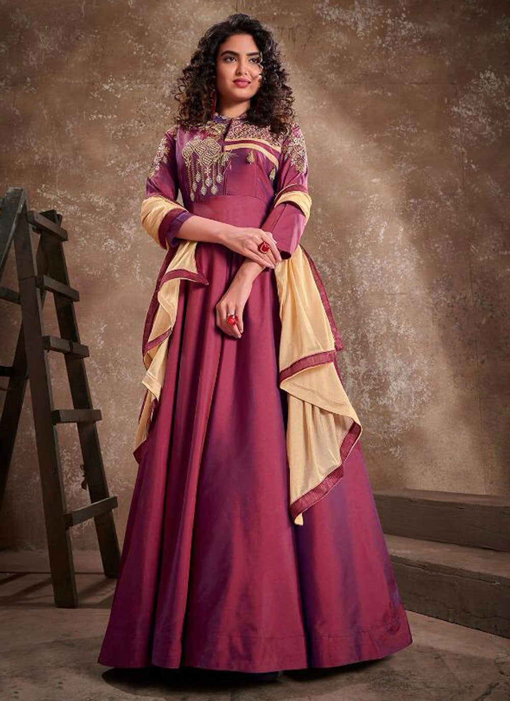 Silk Anarkali - T192