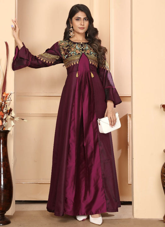 Silk Gown - G1447