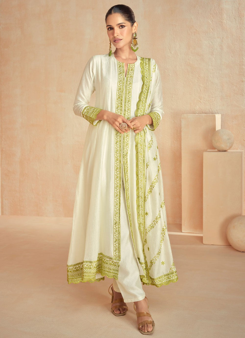 Silk Salwar Suit - T4011