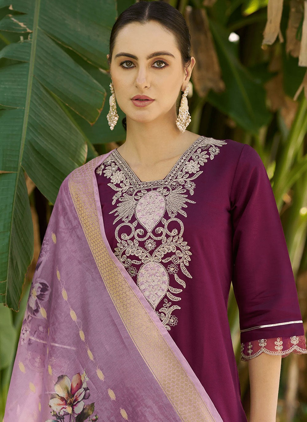 Cotton Silk Salwar Suit - T2896