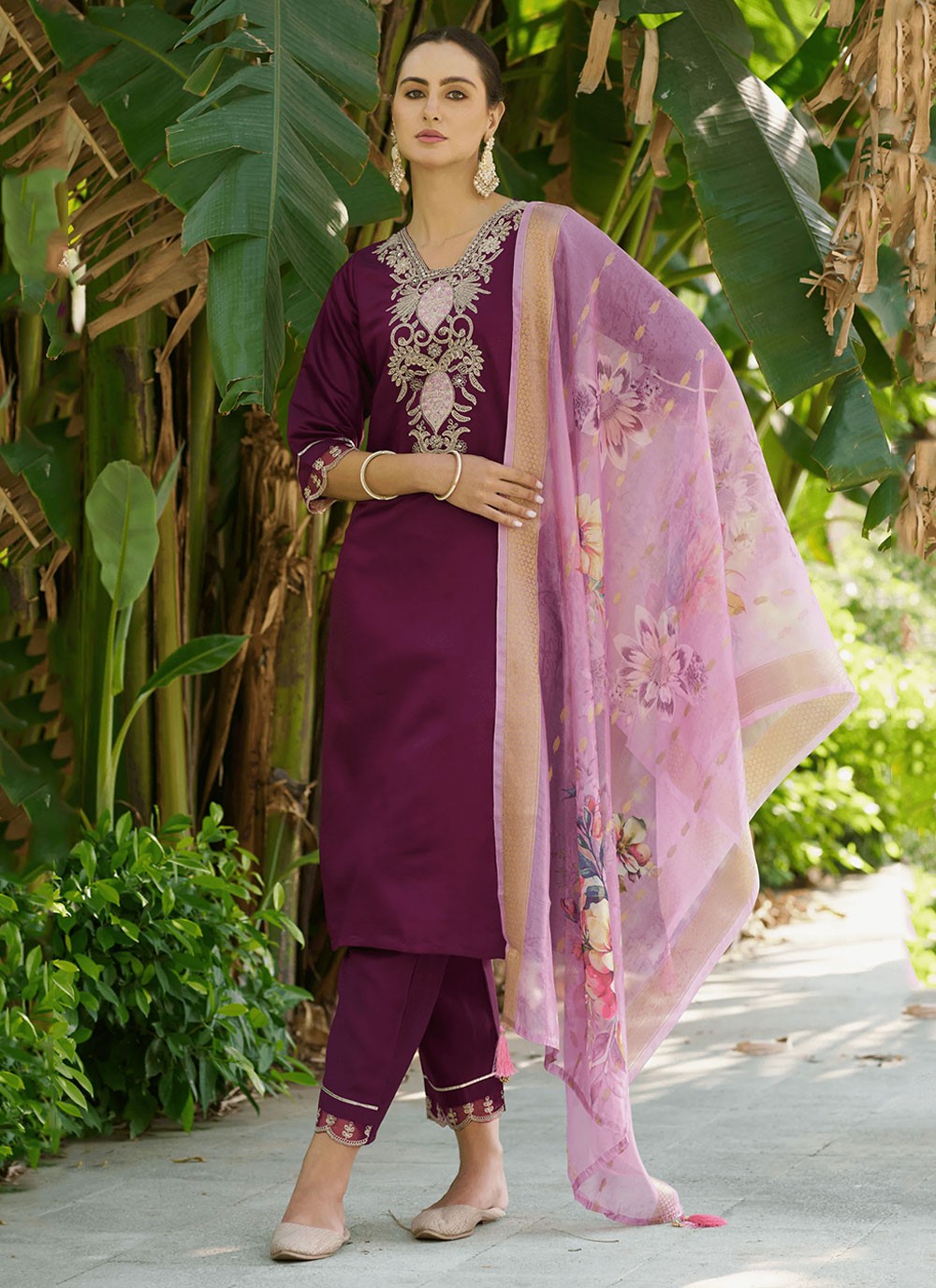 Cotton Silk Salwar Suit - T2896