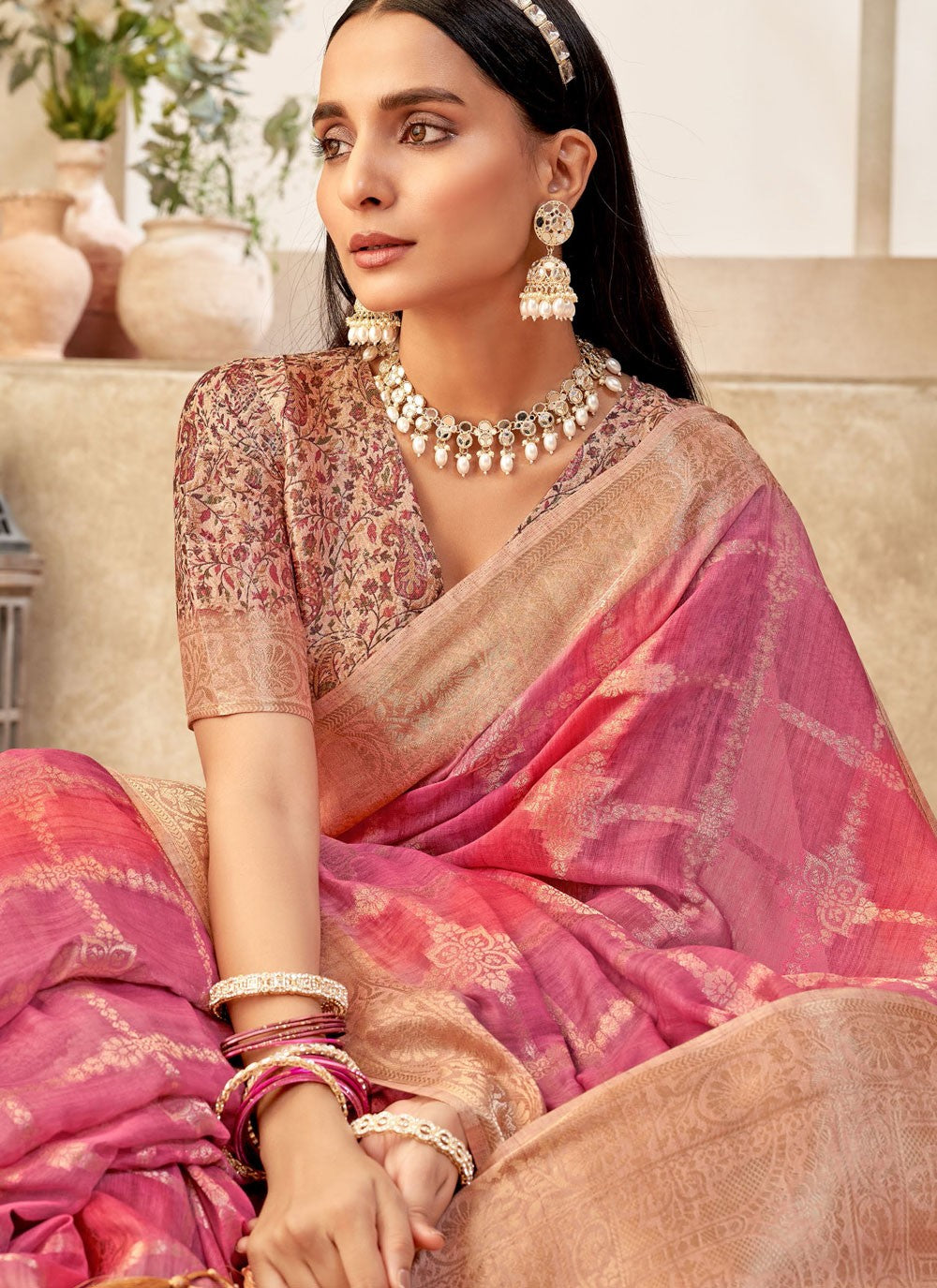 Classic Weaving Zari Silk Saree - S9513