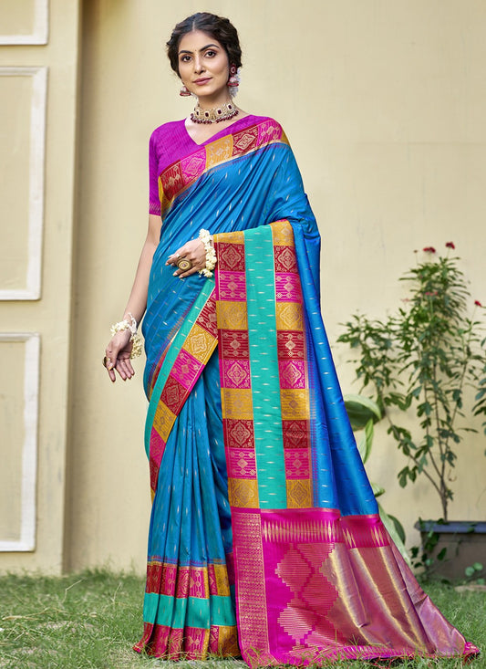 Classic Weaving Zari Silk Saree - S9891