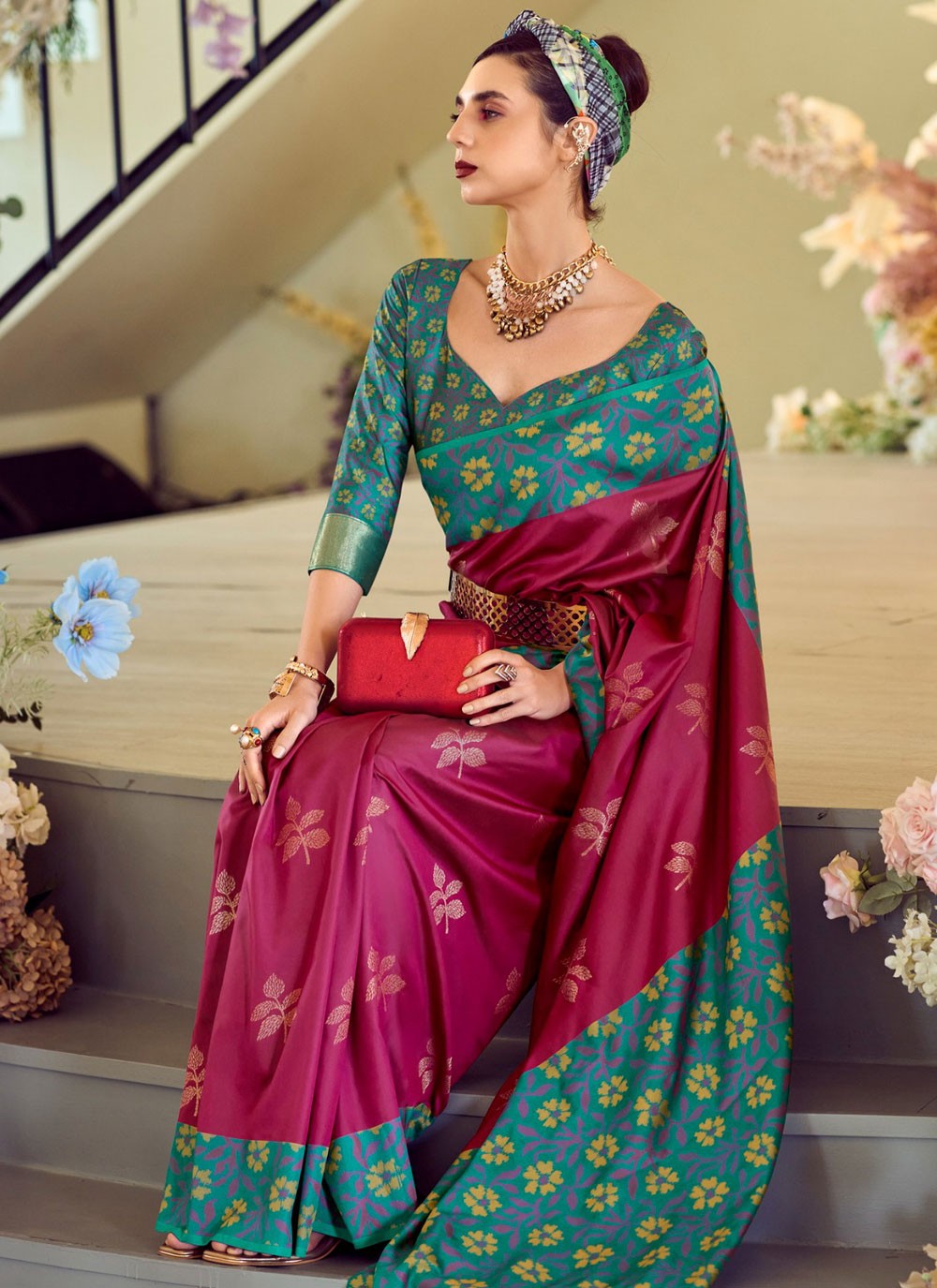 Classic Weaving Zari Silk Saree - S9847