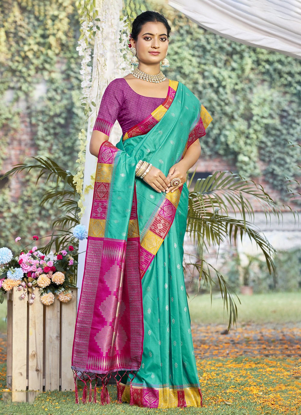 Classic Weaving Zari Silk Saree - S9879