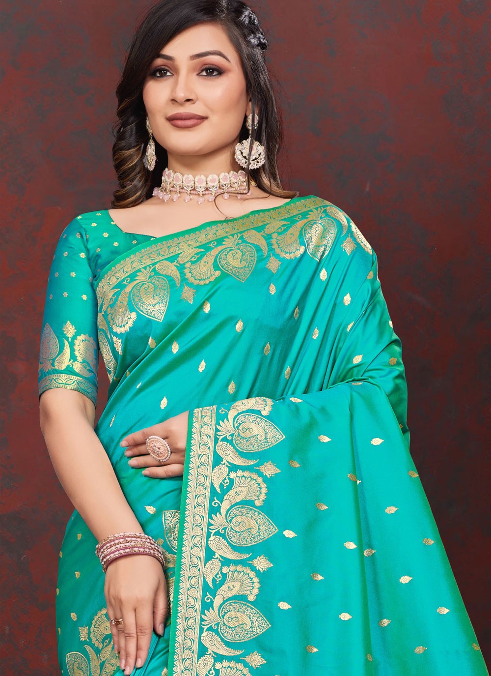 Weaving Zari Silk Saree - S12207