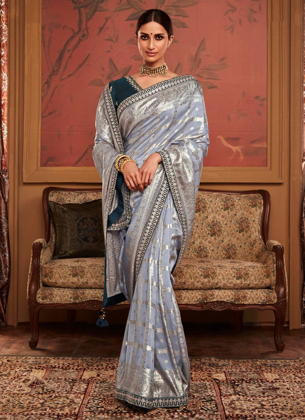 Classic Woven Silk Saree - S3562