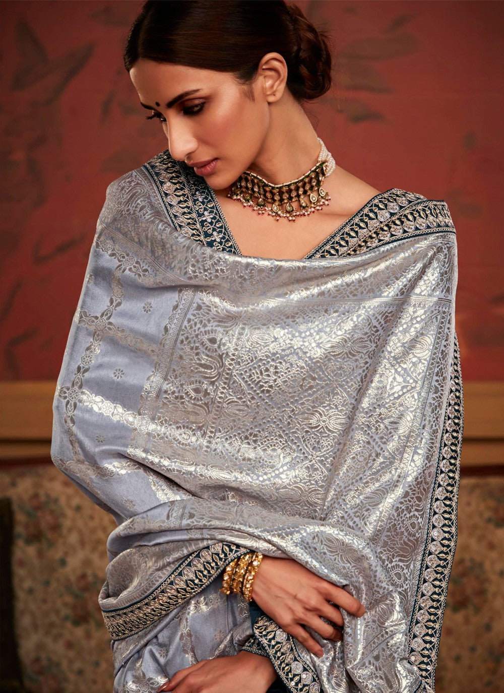 Classic Woven Silk Saree - S3562