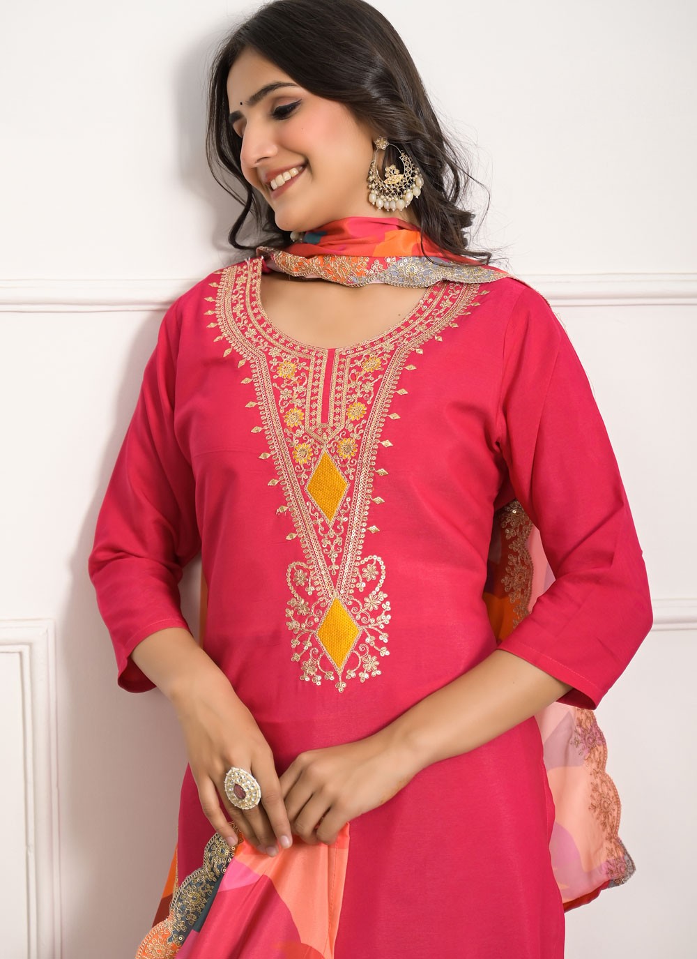 Viscose Salwar Suit - T4095