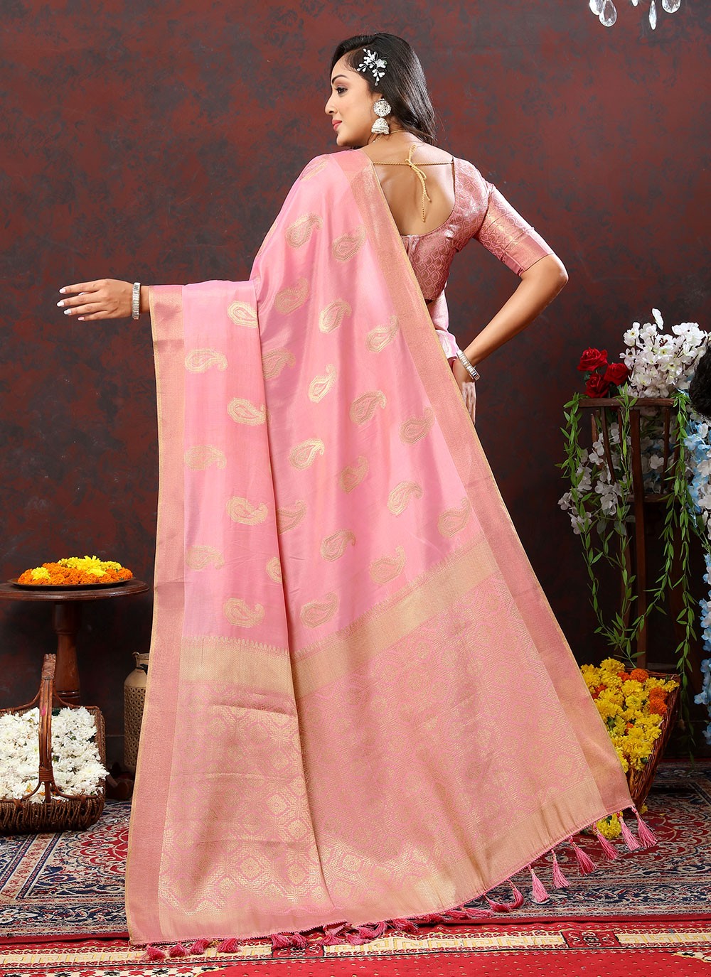 Trendy Weaving Zari Soft Cotton Saree - S4954