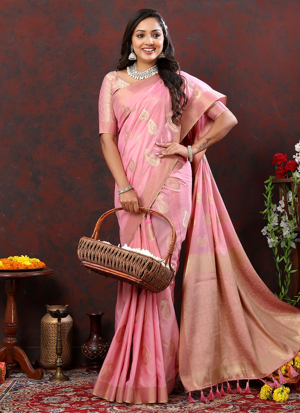 Trendy Weaving Zari Soft Cotton Saree - S4954