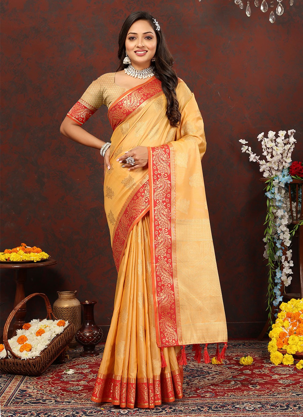 Classic Designer Soft Cotton Saree - S4848